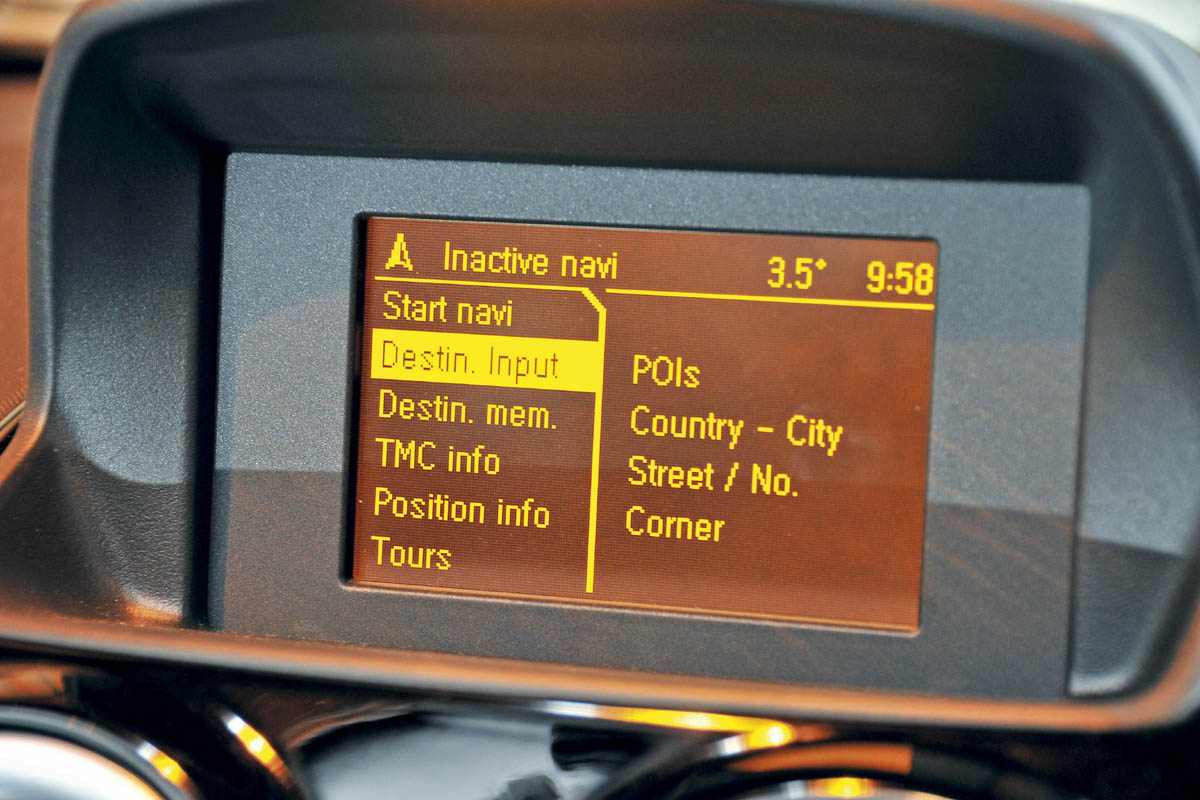 Corsa sat nav