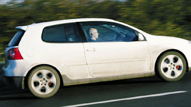 Side view of VW Golf GTI