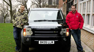 Front view of Land Rover Discovery