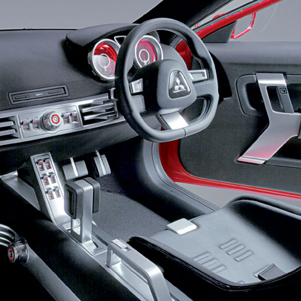 Mitsubishi Lancer Evo X steering wheel