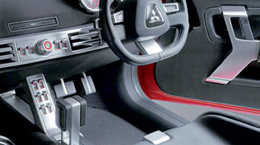 Mitsubishi Lancer Evo X steering wheel
