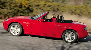 Side view of Mazda MX-5