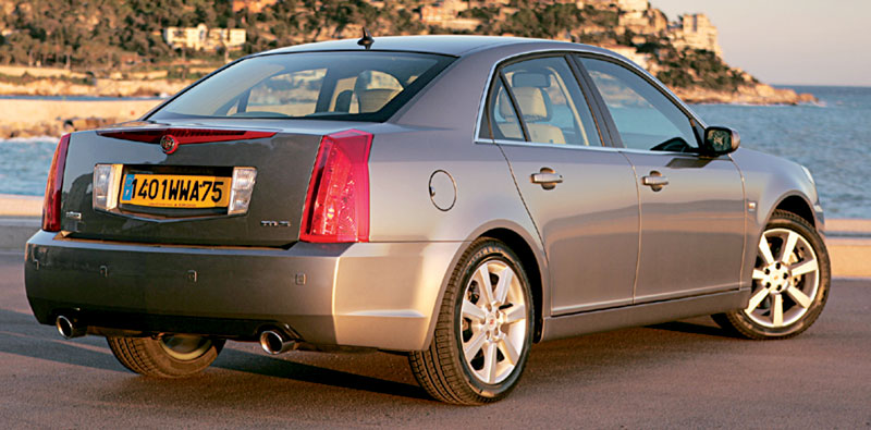 Rear view of Cadillac BLS