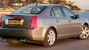 Rear view of Cadillac BLS