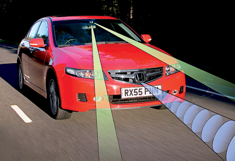 Front view of Honda Accord EX ADAS