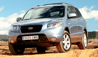 Front view of Hyundai Santa Fe