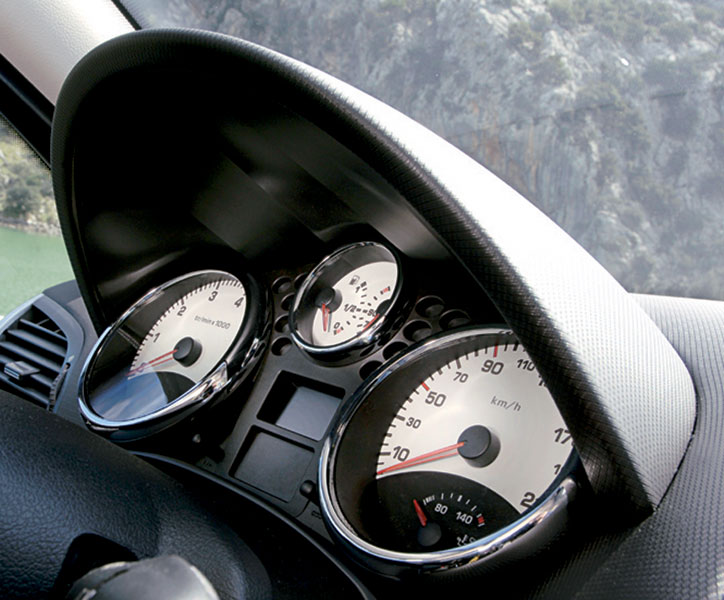 Peugeot 207 dials