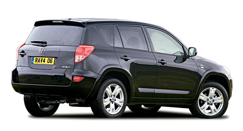 Rear view of Toyota RAV4 T180