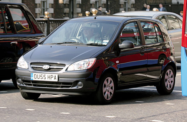 Front view of Hyundai Getz