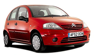 Front view of Citroen C3