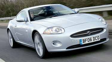Front view of Jaguar XK Coupe