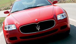 Front view of Maserati Quattroporte Sport GT