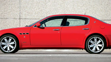 Side view of Maserati Quattroporte Sport GT