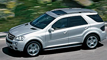 Side view of Mercedes ML63 AMG