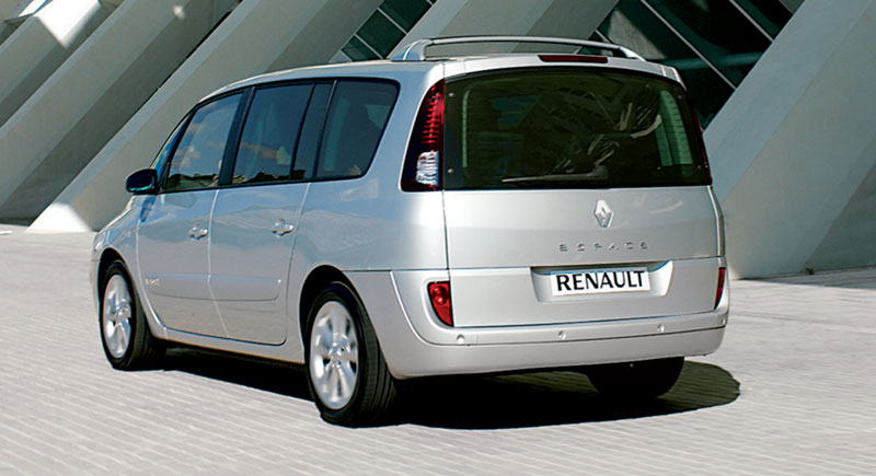 Rear view of Renault Grand Espace
