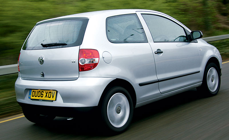 Rear view of Volkswagen Fox