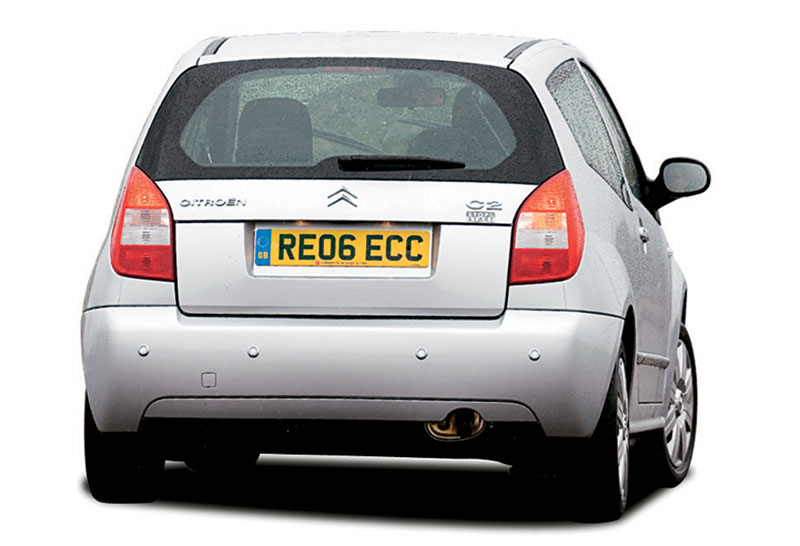 Rear view of Citroen C2 Stop &amp;#038; Start