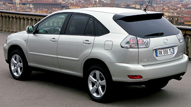 Rear view of Lexus RX350