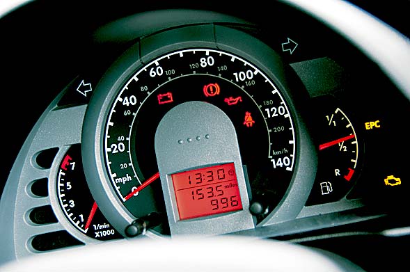 Volkswagen Fox speedo