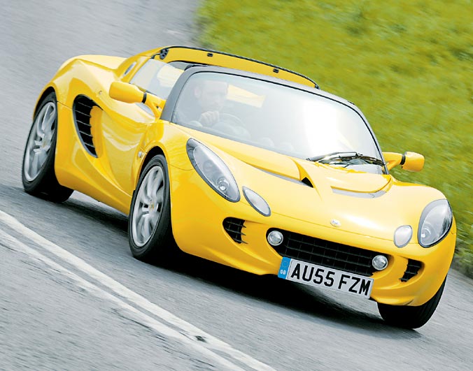 Front view of Lotus Elise 111R
