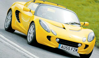 Front view of Lotus Elise 111R