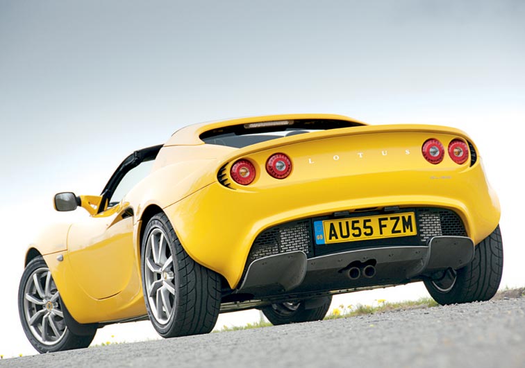 Rear view of Lotus Elise 111R