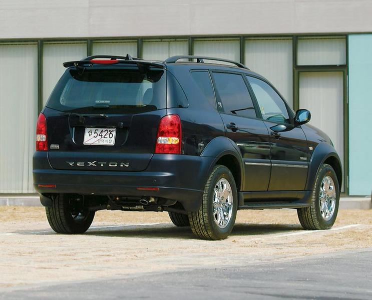 Rear view of SsangYong Rexton II