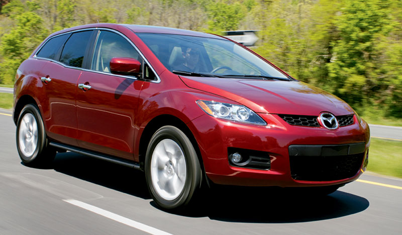 Front view of Mazda CX-7