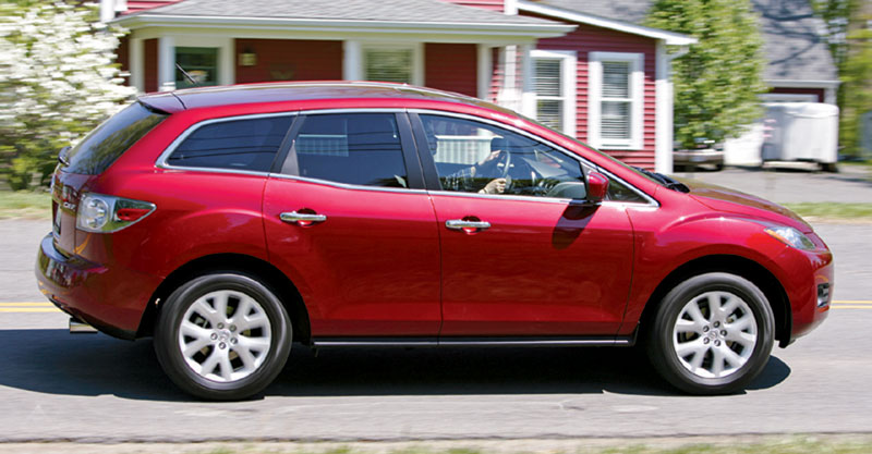 Side view of Mazda CX-7