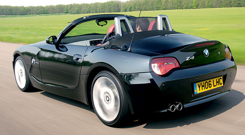 Rear view of BMW Z4 3.0si Sport