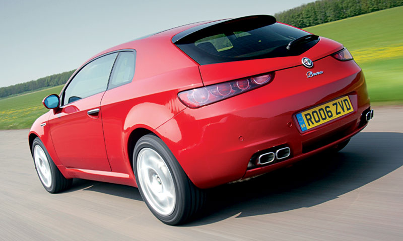 Rear view of Alfa Romeo Brera