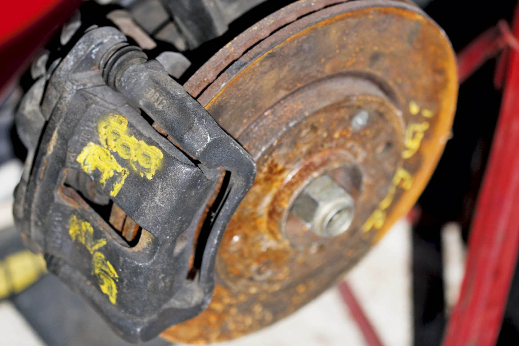 UK Floods: rusty brakes