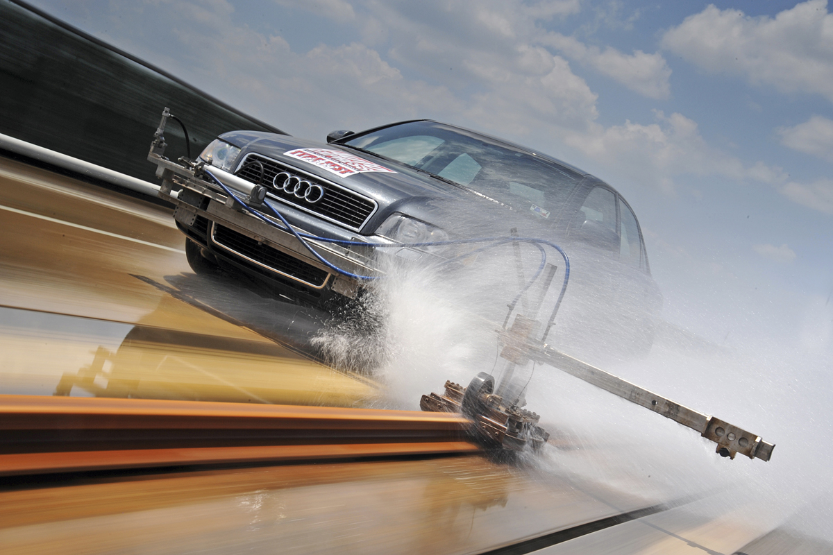 Aquaplaning tests