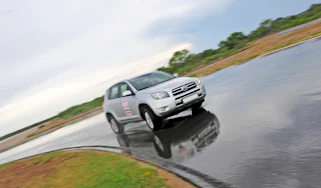 Wet cornering