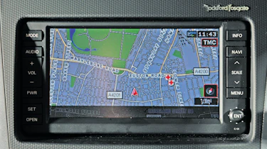 Sat nav with reversing camera