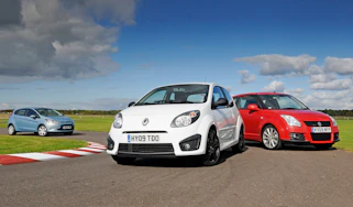 The rivals meet at the track
