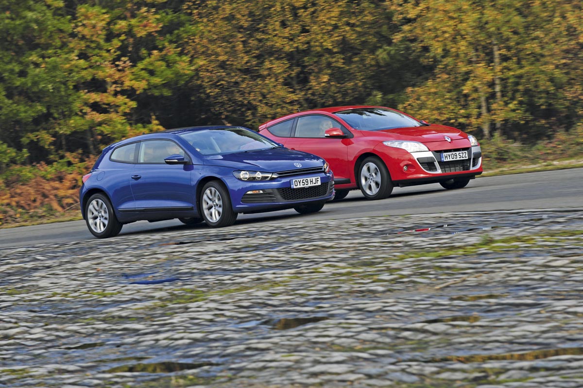 Renault Megane Coupe Vs. VW Scirocco