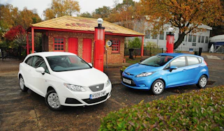 SEAT Ibiza Ecomotive Vs. Ford Firsta ECOnetic