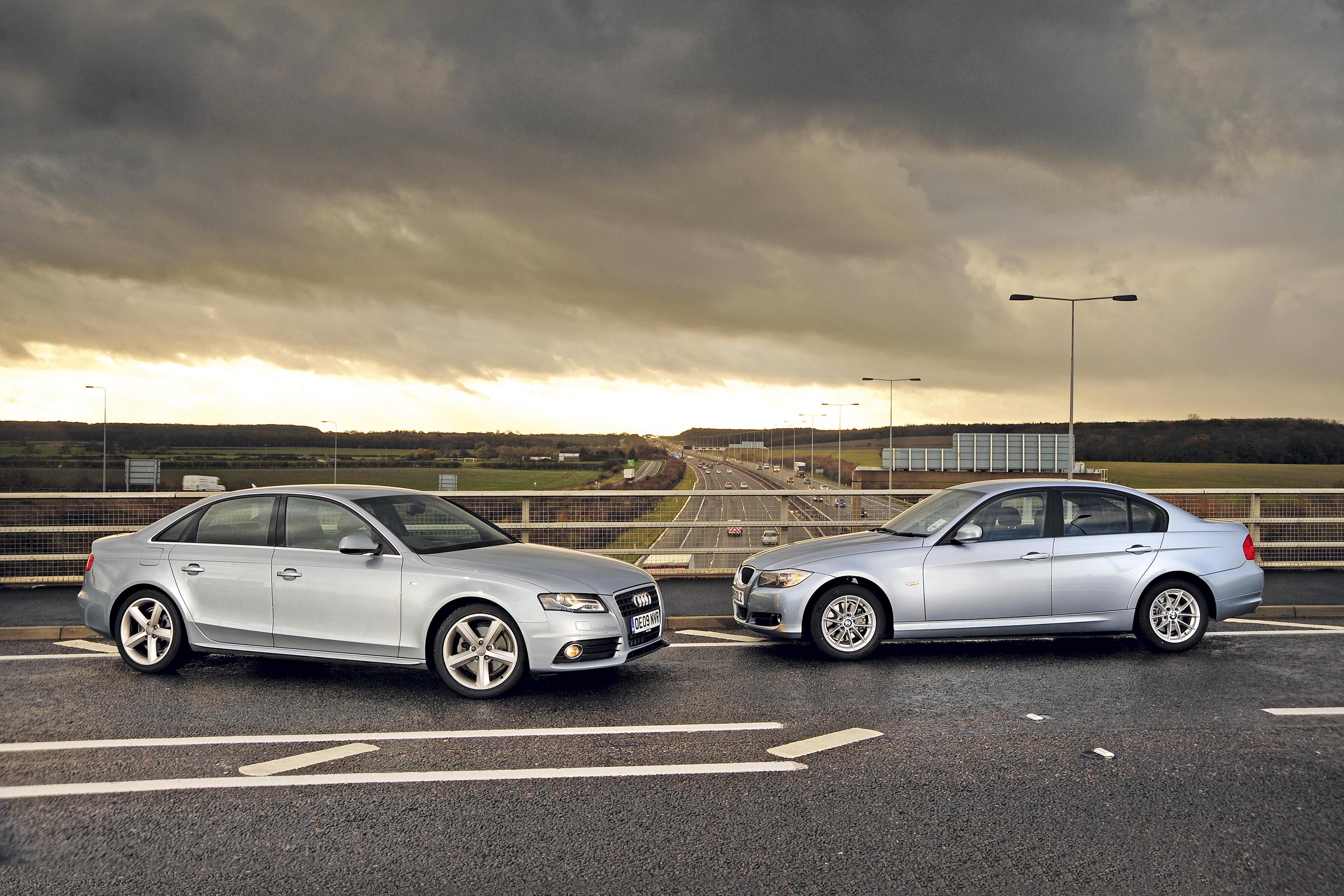 BMW 316d vs Audi A4 TDIe