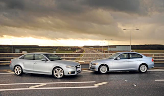 BMW 316d vs Audi A4 TDIe