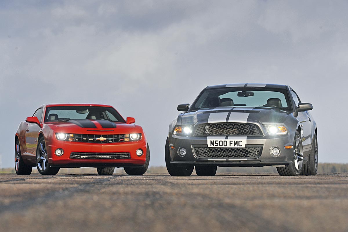 Shelby Mustang vs. Chevy Camaro