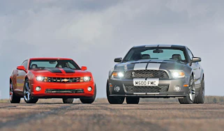 Shelby Mustang vs. Chevy Camaro