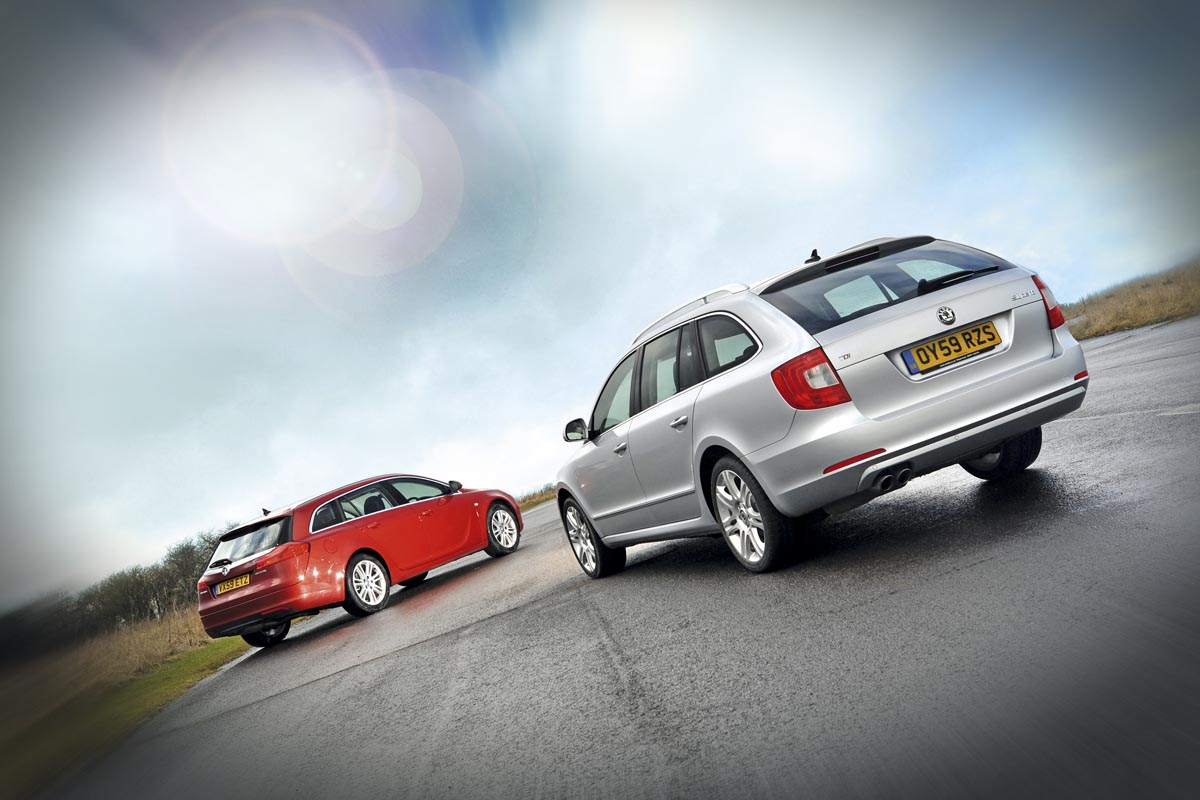 Skoda Superb estate vs Vauxhall Insignia