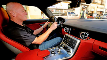 Mercedes SLS flies PAN-AM