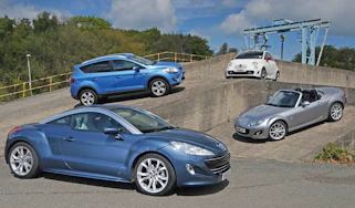 Peugeot RCZ vs. stylish rivals