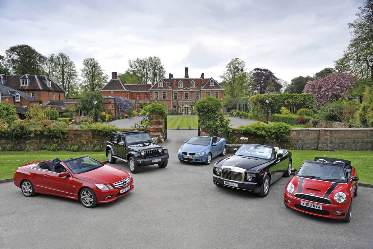 Four-seat cabriolets tested