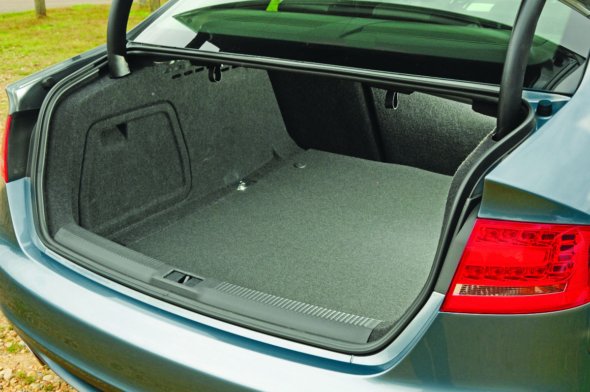 Audi A4 boot.