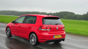 VW Golf GTI rear track