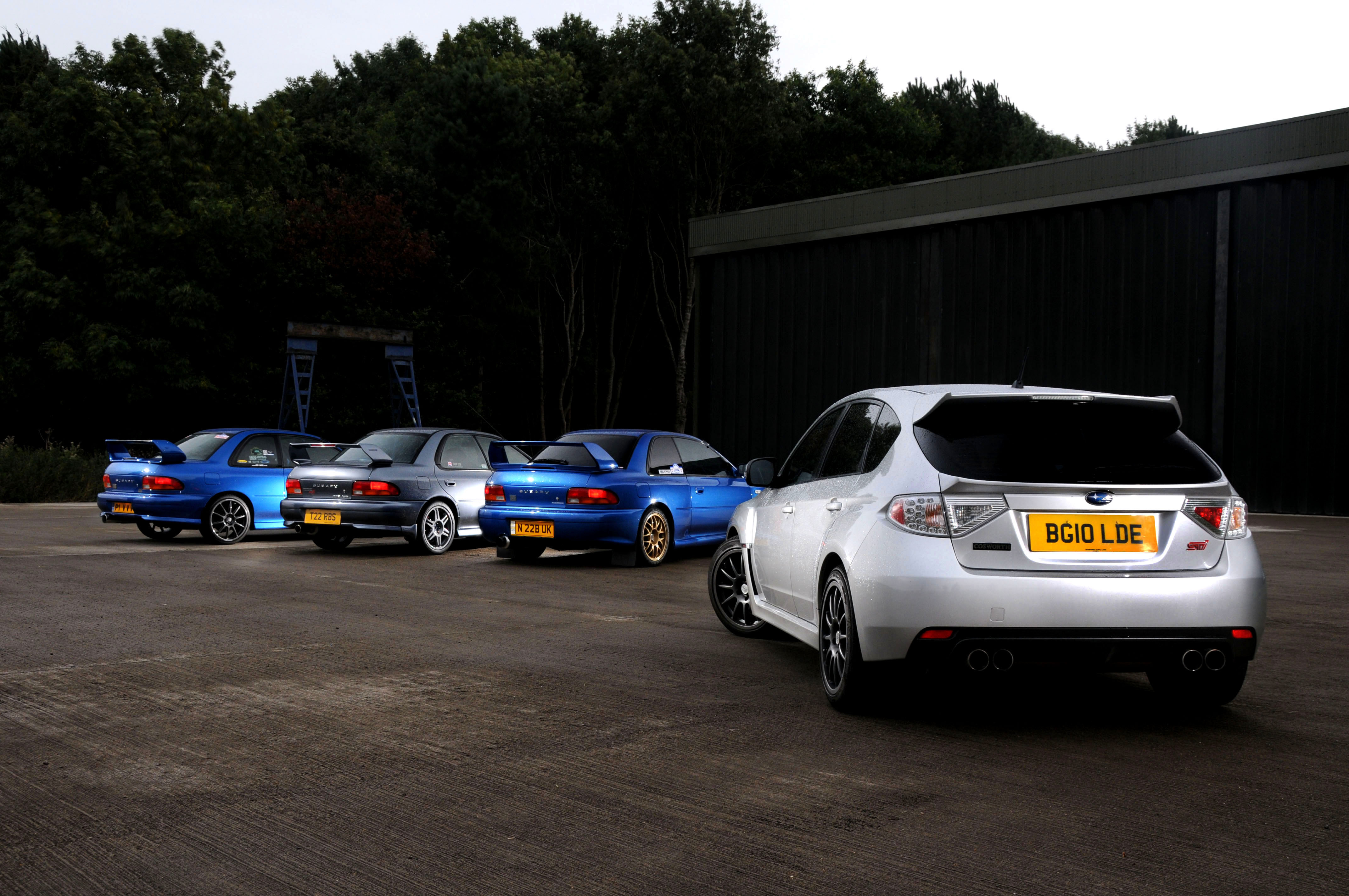 Subaru Impreza Cosworth group