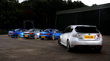 Subaru Impreza Cosworth group
